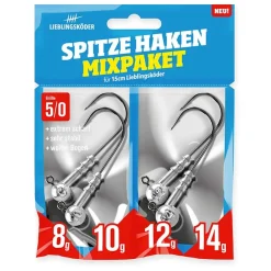 Lieblingsköder Spitze Haken 5/0 Mixpaket Jigheads| Jigköpfe|Jigköpfe & Stinger Meer