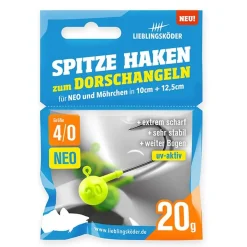 Lieblingsköder Spitze Haken NEO 4/0 20g Jigheads| Jigköpfe