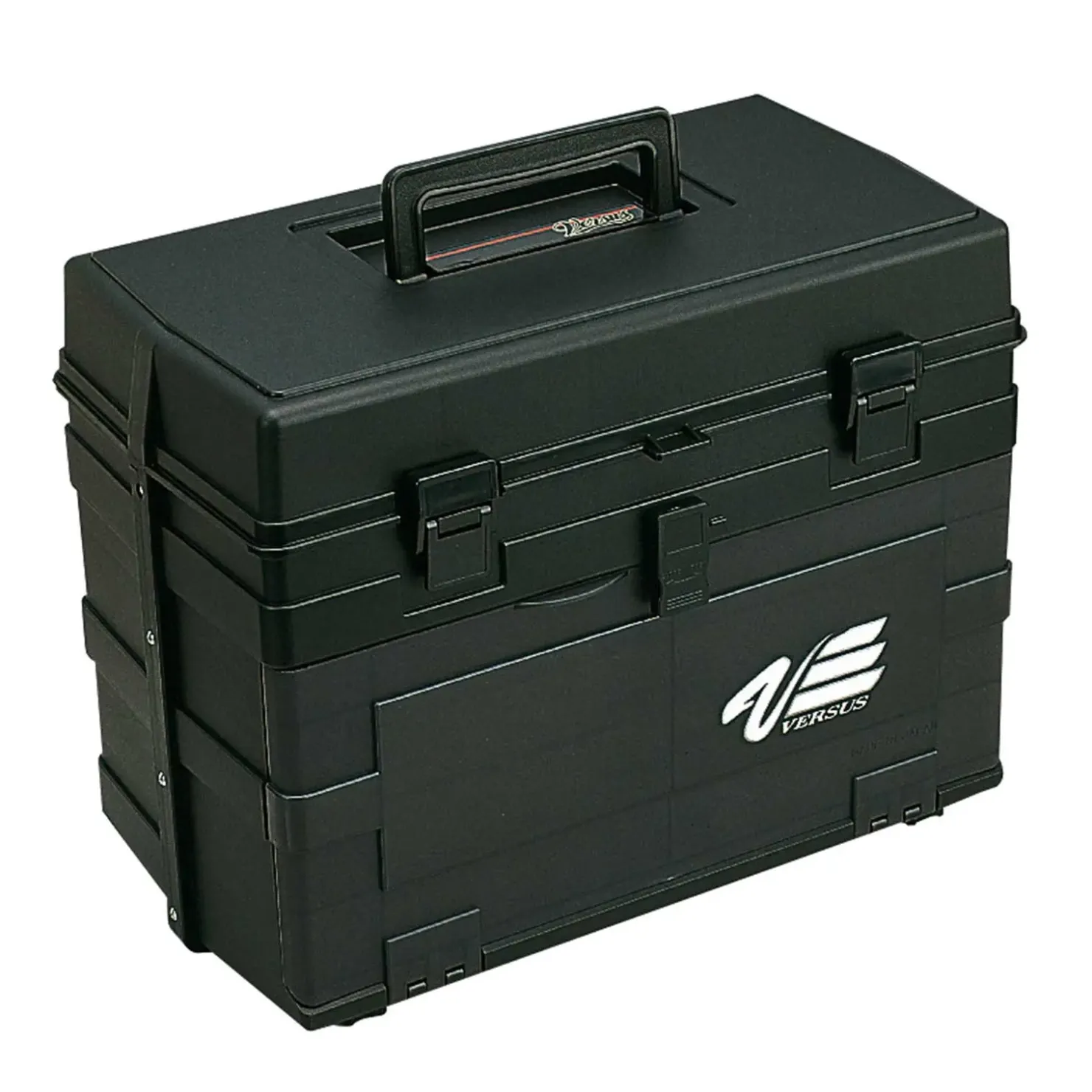 Meiho Box VS-8010 schwarz 42x24,5x32,6cm Angelkoffer| Angelkoffer