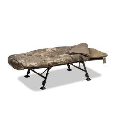 Kevin Nash Group PLC Nash Indulgence 4 Leg Junior Sleep System Camo Kinder-Angelliege| Angelliegen & Karpfenliegen|Weiteres Karpfen Zubehör