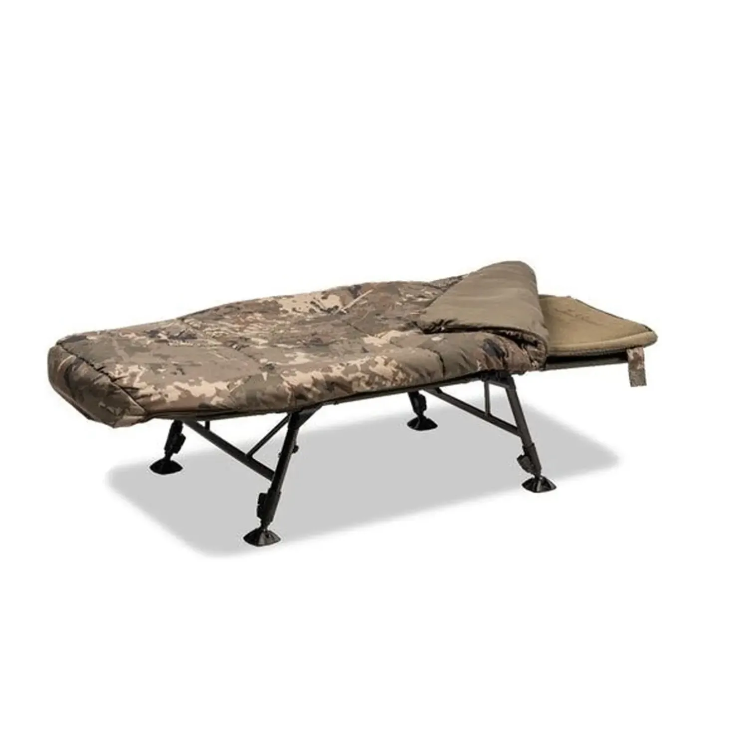 Kevin Nash Group PLC Nash Indulgence 4 Leg Junior Sleep System Camo Kinder-Angelliege| Angelliegen & Karpfenliegen|Weiteres Karpfen Zubehör