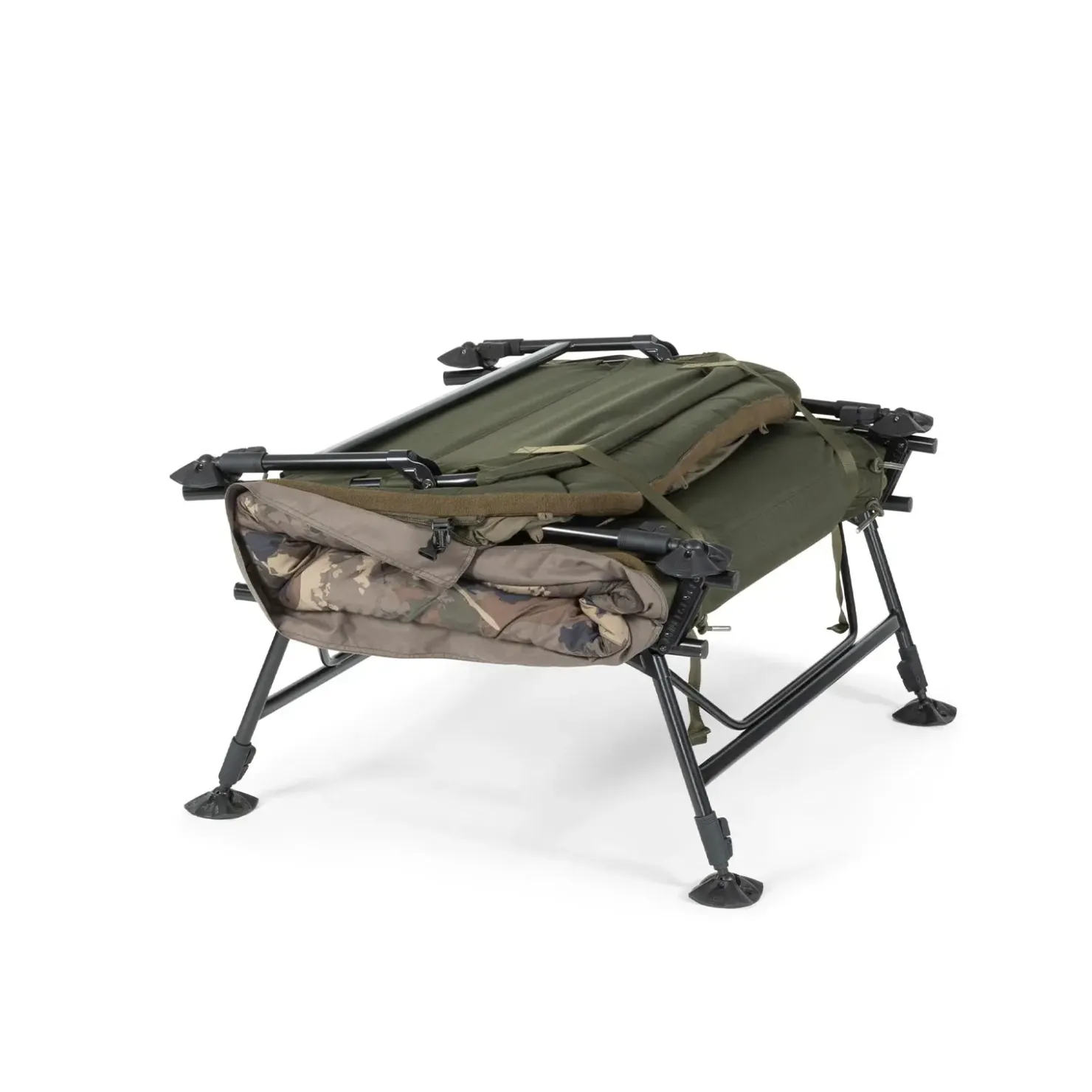 Kevin Nash Group PLC Nash Indulgence HD40 Sleep System 8 Legs Camo Wide Bedchair Angelliege| Angelliegen & Karpfenliegen|Weiteres Karpfen Zubehör