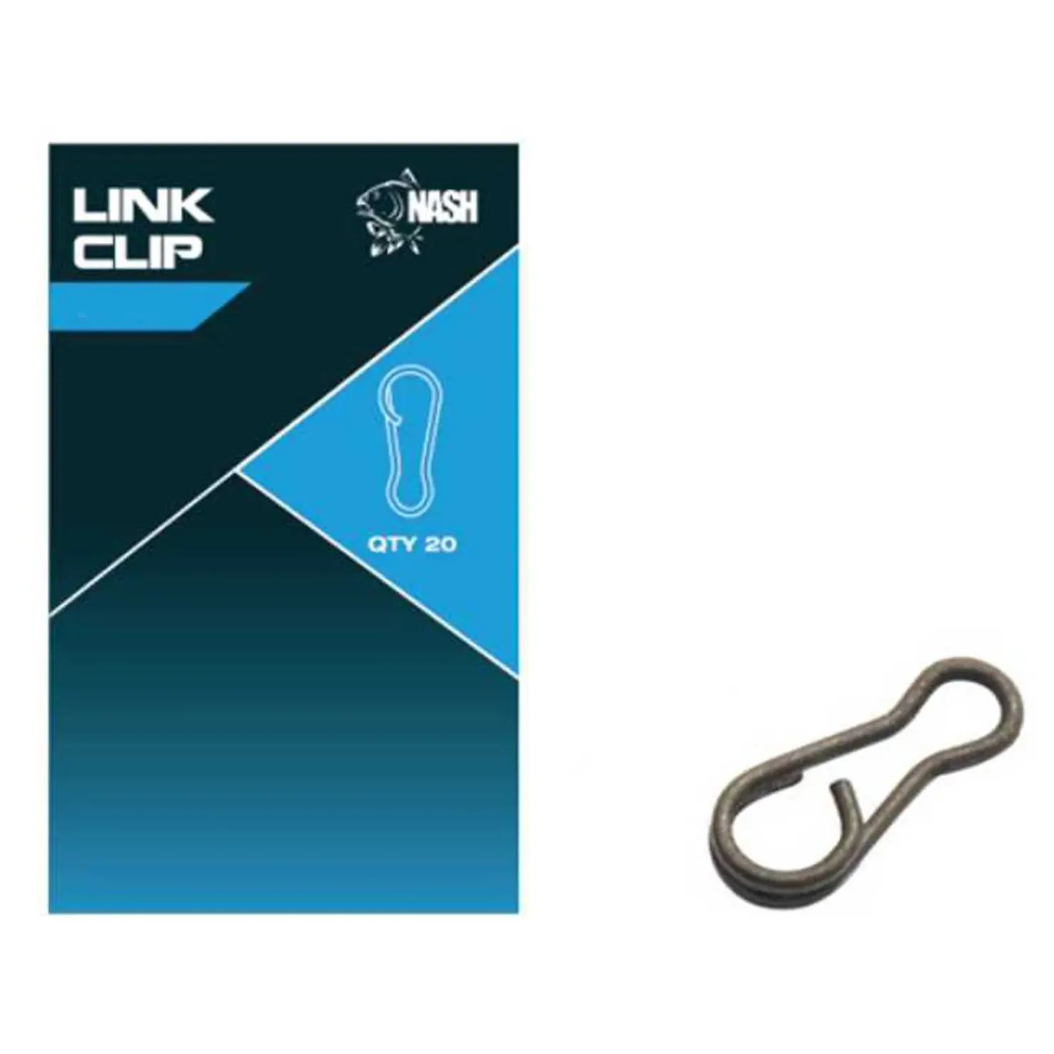 Kevin Nash Group PLC Nash Link Clips Slim Karpfenangeln Zubehör| Weiteres Karpfen Zubehör|Karpfen Rig Und Zubehör