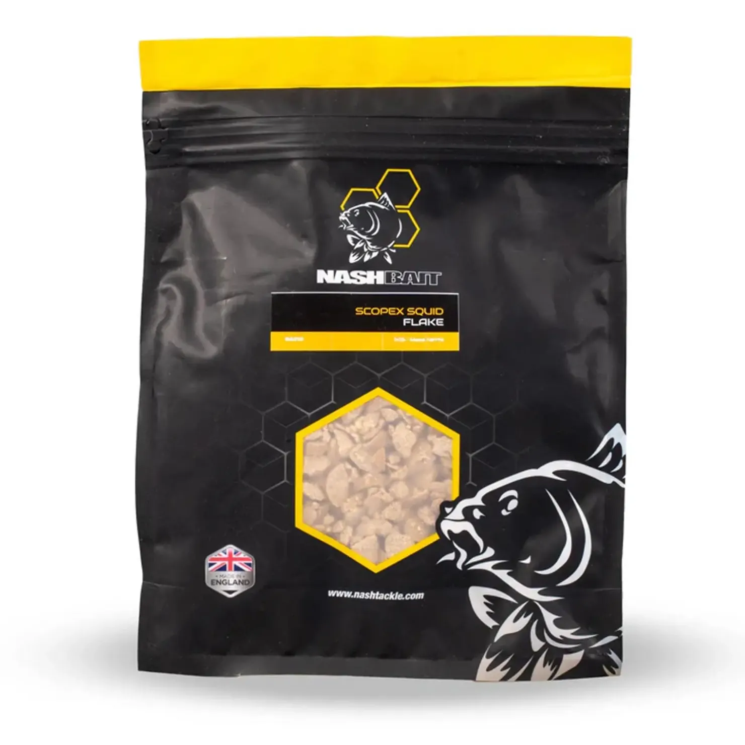 Kevin Nash Group PLC Nash Scopex Squid Flake 1kg| Partikelköder & Pellets|Partikelköder & Pellets