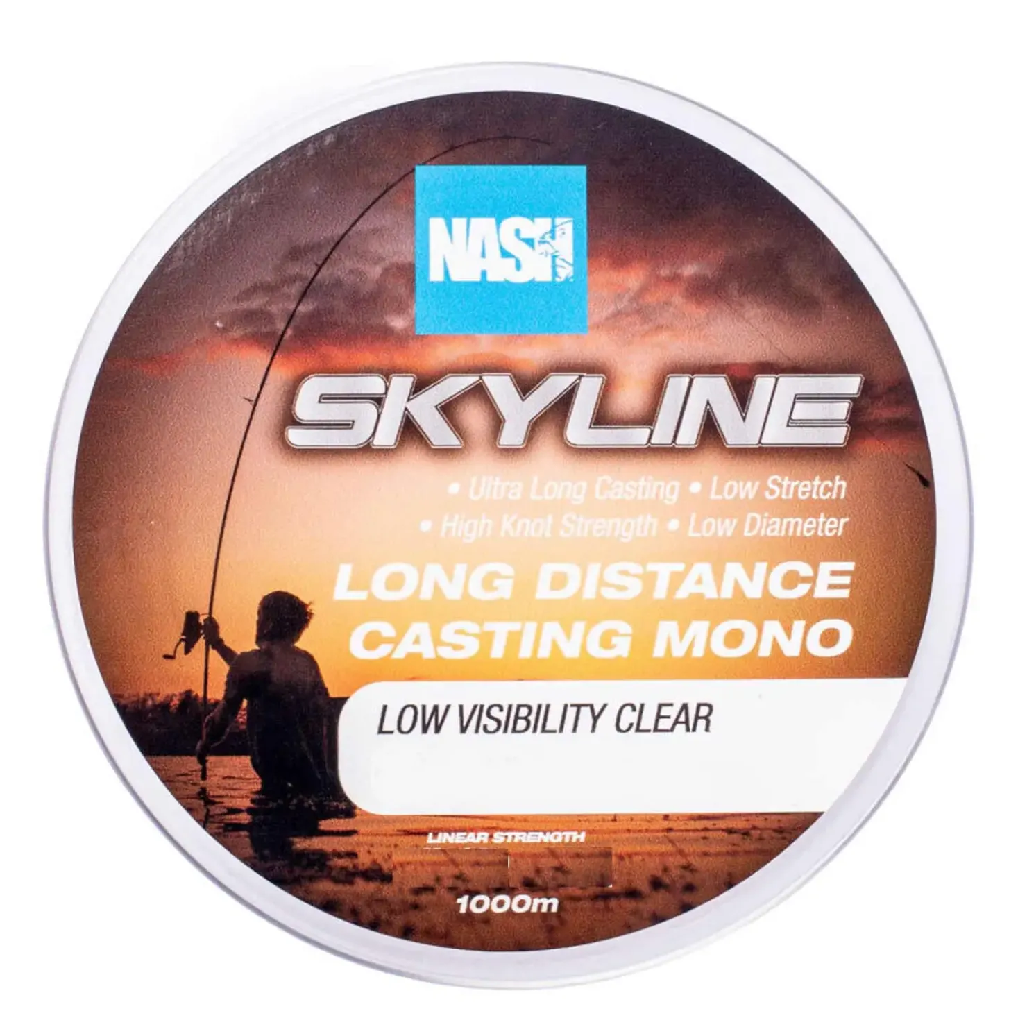 Kevin Nash Group PLC Nash Skyline Mono 15lb 0.35mm 1000m Monofile Karpfenschnur| Karpfenschnur|Monofile Angelschnur