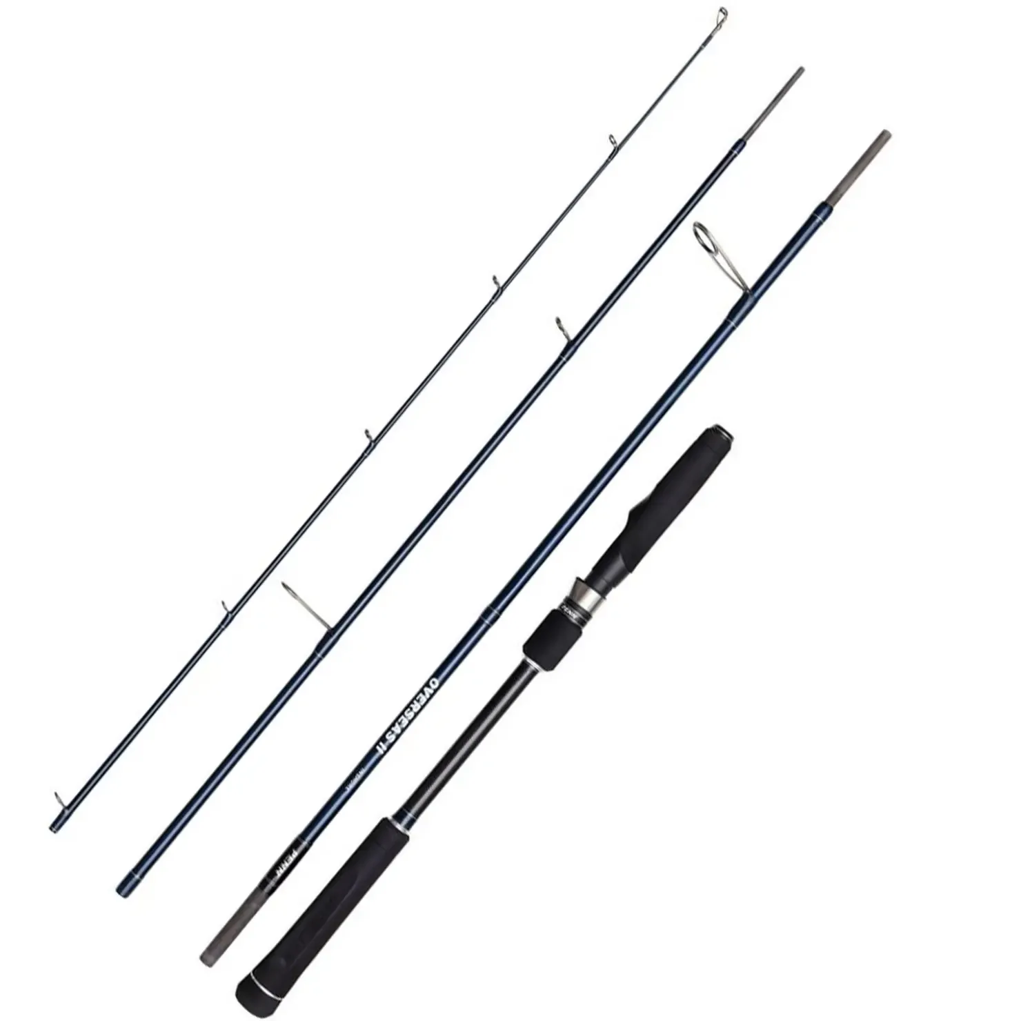 Penn Overseas II Inshore 2,40m 15-40g 4-teilig Boots-Reiserute| Heilbuttruten|Dorschruten