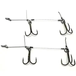 Pikecraft Fishing Pikecraft Stinger-Rig Double L BKK 1/0 2pcs| Stinger Kurzvorfach