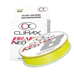 Fishing-King Shop Power-Spinn-Komplettset – Sportex Curve 240 + Climax iBraid 0,14 + Cap| Zanderrute|Gummifischruten