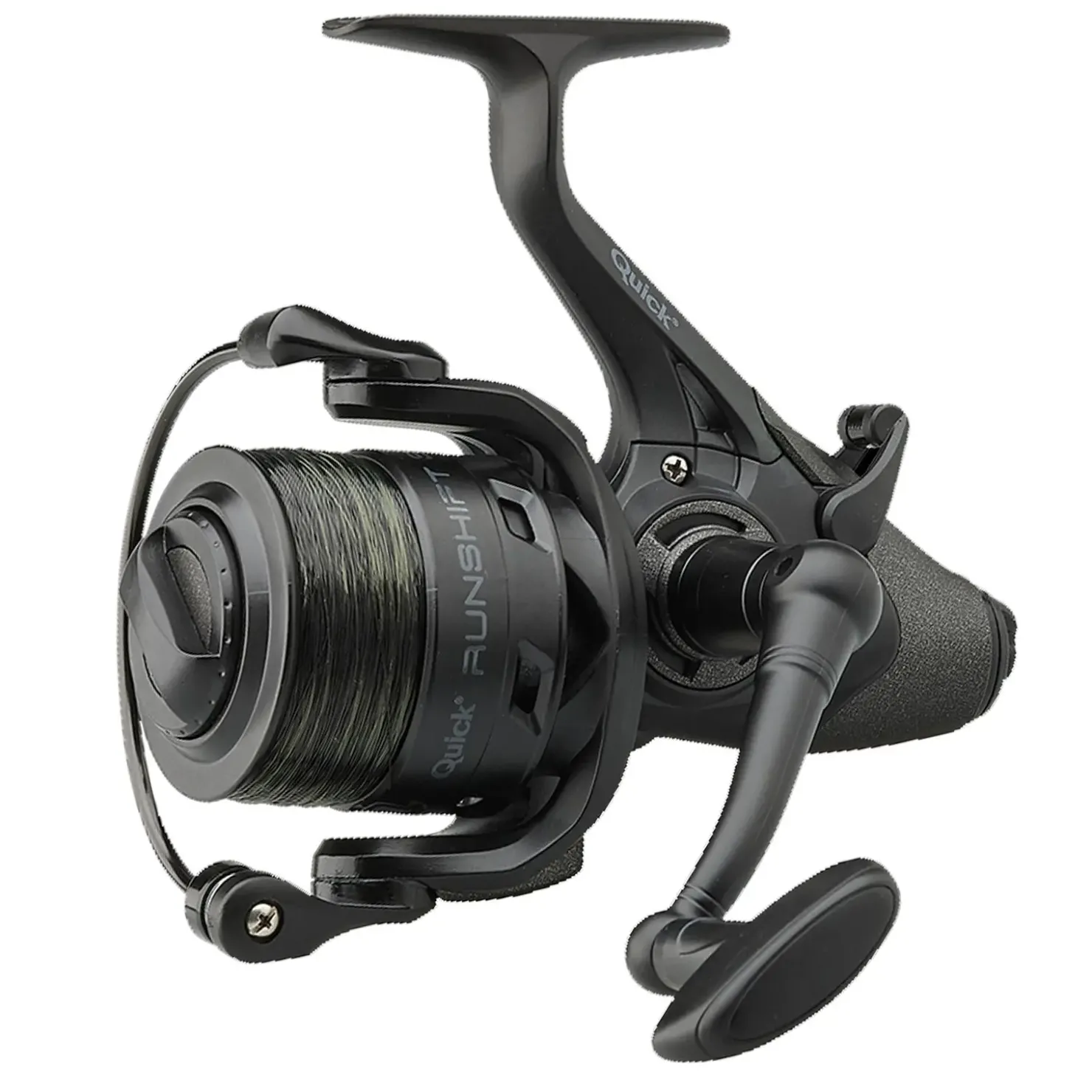 Quick Runshift 3L 5000 FS Camo Line 10Lb Freilaufrolle mit monof. Schnur| Feederrollen|Karpfen Rollen