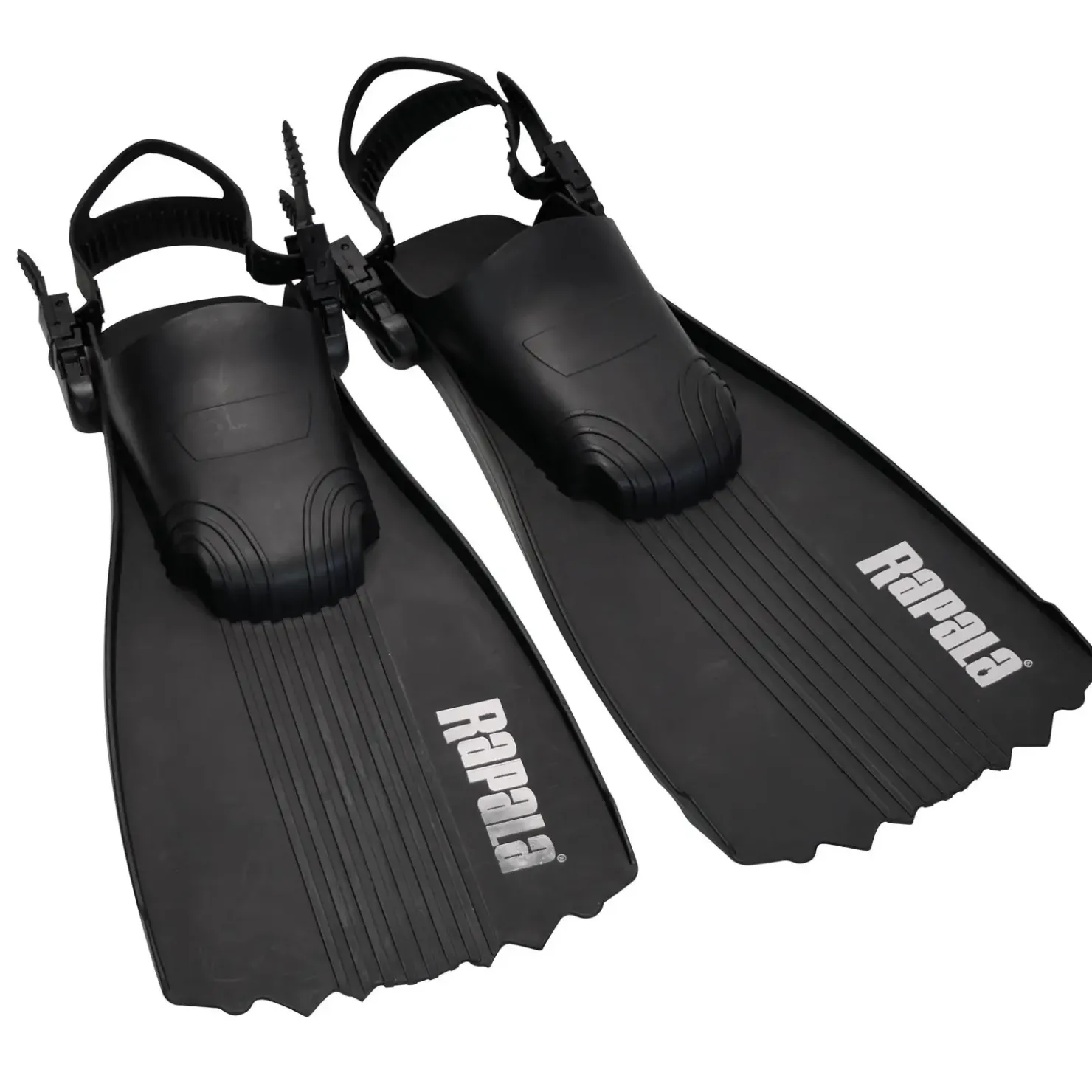 Rapala Float Tube Deluxe Flippers schwarz Belly Boot Flossen| Belly Boot Zubehör|Belly Boat Zubehör