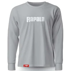 Rapala Grey White Logo Long Sleeve M Shirt| Angelbekleidung