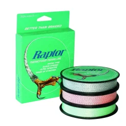 Raptor Thermofused Line 115m Grau 0,10mm Geflochtene Angelschnur| Geflochtene Angelschnur