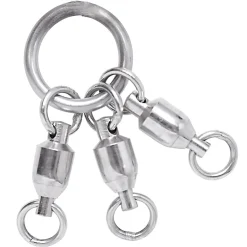 Black Cat Rhino HD Dreiwege Wirbel 100kg| Wallerwirbel & Karabiner|Wirbel & Karabiner