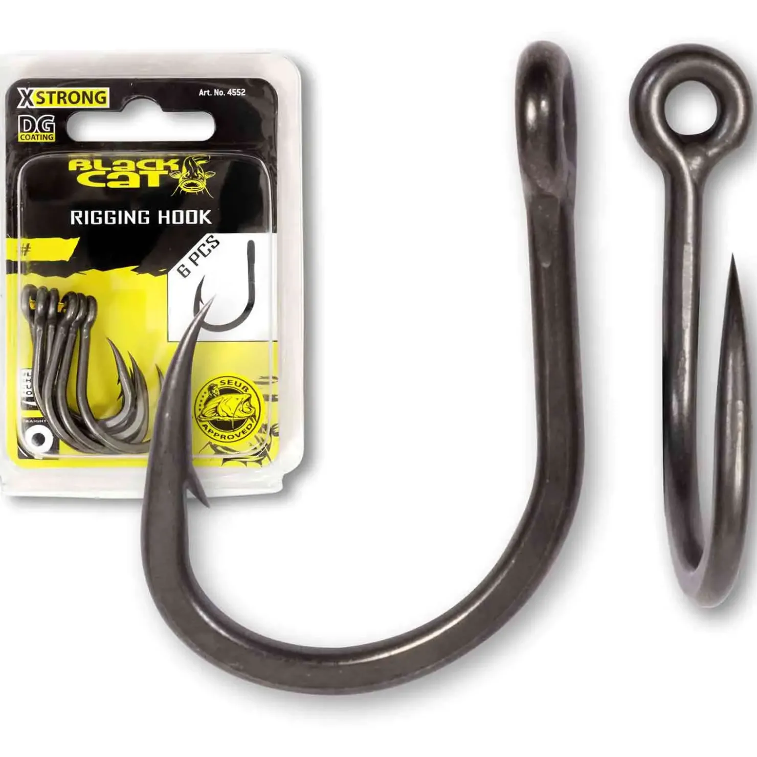 Black Cat Rhino Rigging Haken DG #5/0 Welshaken| Wallerhaken & Rigs|Welshaken