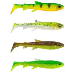 Savage Gear 3D Whitefish Shad 9,0cm 4pcs. Gummifisch| Zandersaison|Gummifische
