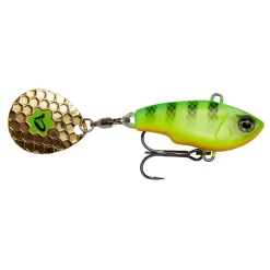 Savage Gear Fat Tail Spin 6,5cm 16g Sinking Weitwurfköder| Barsch Spinner|Jig Spinner