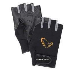 Savage Gear Neoprene Half Finger M Handschuh| Angelbekleidung|Handschuhe Angeln