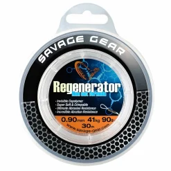 Savage Gear Regenerator Mono 30m 0,60mm Raubfischvorfach Meeresvorfach| Hard Mono Raubfischvorfach|Meeresangeln Vorfach