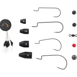 Savage Gear T & C Rigging Kit – Texas & Carolina Angelset| Sets Spinnfischen|Texas & Carolina Rig