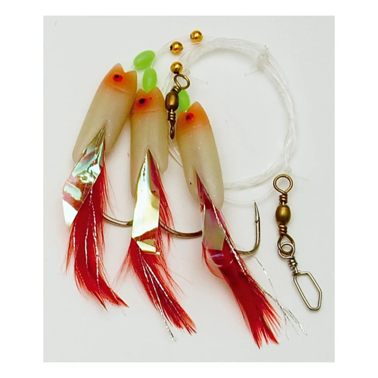 Behr Sea Norwegen-Paternoster Glow XXL No.8 #7/0| Dorsch Beifänger|Rigs & Beifänger