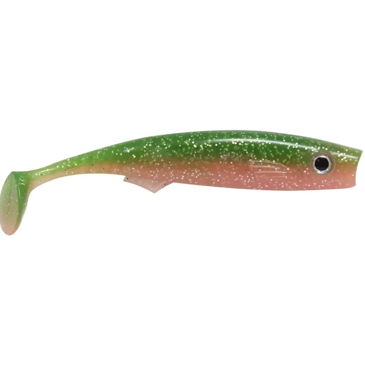 Seika Pro Fortuna Shad 10 cm electric green Gummifisch| Gummifische|Barsch Gummiköder