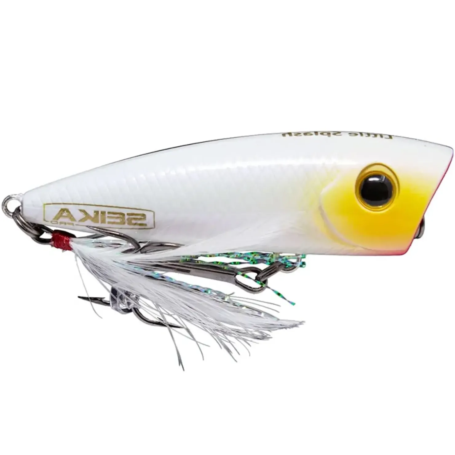 Seika Pro Little Splash 6,0cm 8,0g schwimmend Popper| Barsch Topwater-Köder|Oberflächenköder