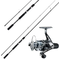 Shimano Rolle Sienna & Rute 2,40m 10-30g Forelle + Barsch Combo Angelset| Angelcombo Forelle