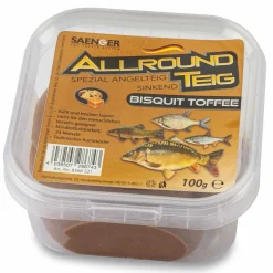 Sänger Angeln Sänger Allroundteig 100g Bisquit Toffee| Karpfenfutter|Friedfischfutter