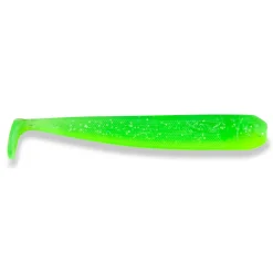 Moby Softbaits Sänger Iron Claw Moby Long Shad 2.0 11,5cm Fluo Yellow Chartr. Gummifisch| Zander Gummifisch|Gummifische