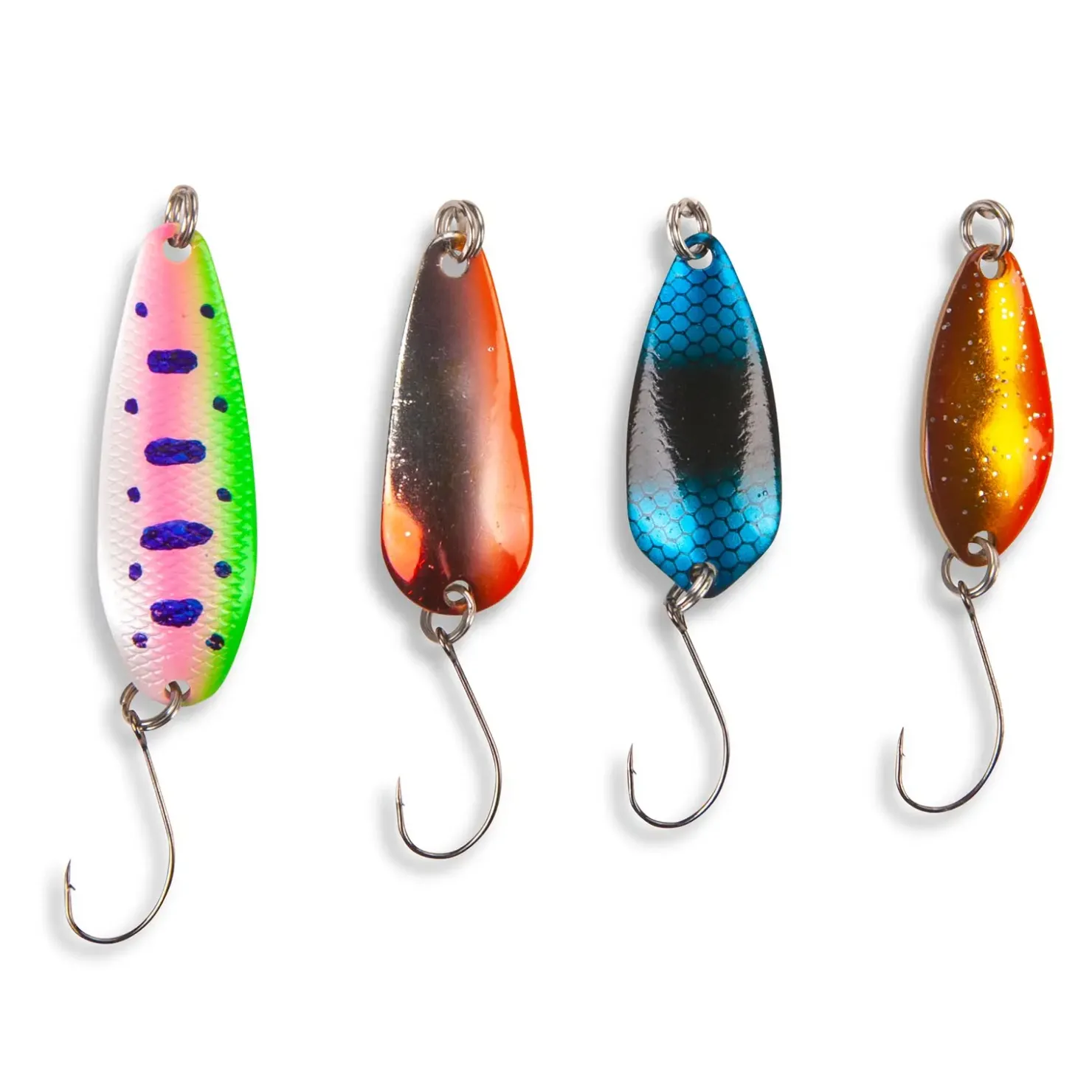 Sänger Angeln Sänger Specialist Forellen Spoon Set 4 Stück| Forellen Spoon|Spinner
