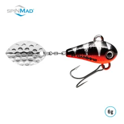 SpinMad Originals Black Perch 6,0g Jig Spinner| Zanderköder|Zandersaison