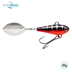 SpinMad Originals Black Perch 35,0g Jig Spinner| Hechtköder|Hecht Spinner