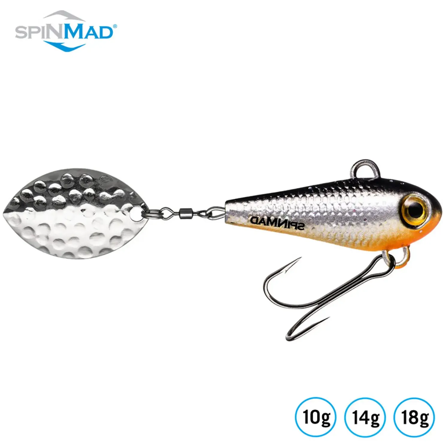 SpinMad Originals 14,0g Jig Spinner| Hecht Spinner|Barsch Spinner