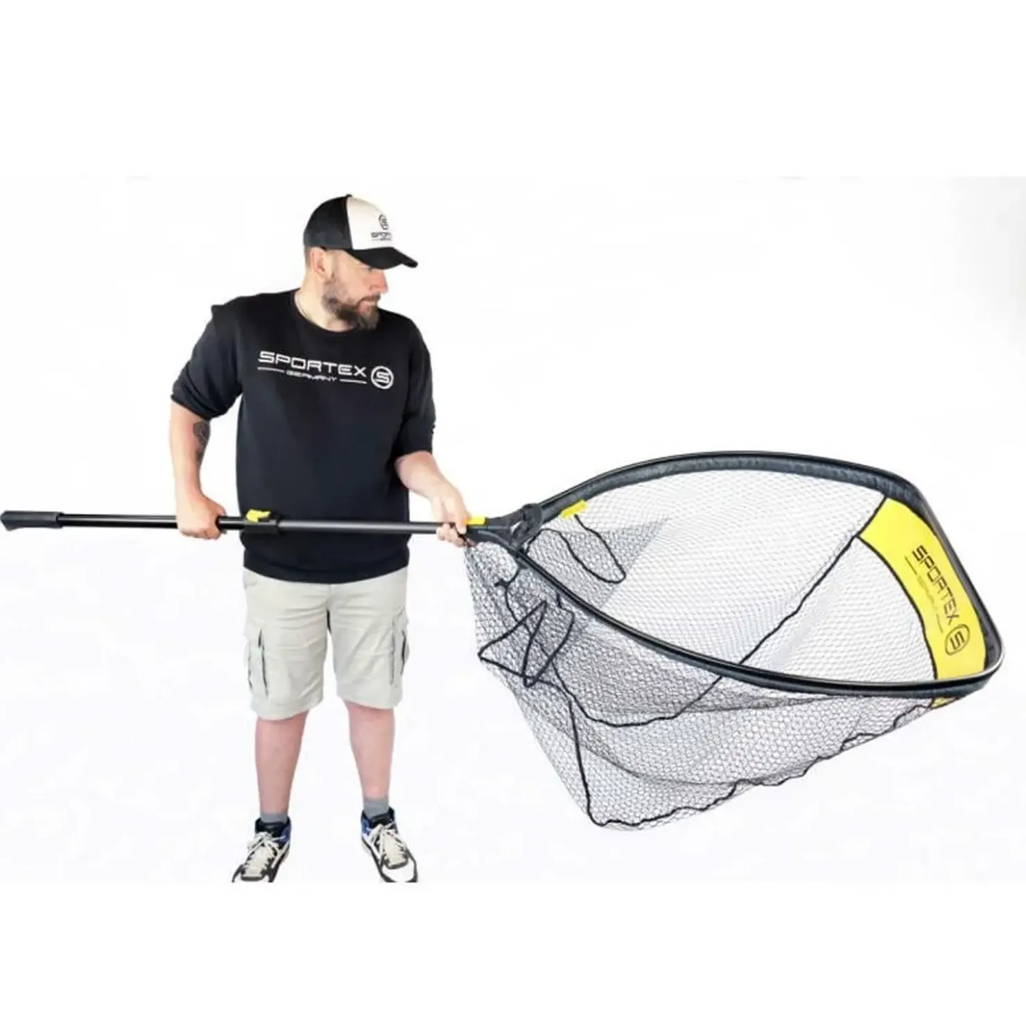 Sportex Alu-Kescher Monster Raubfischkescher| Kescher Raubfischangeln|Großfischkescher