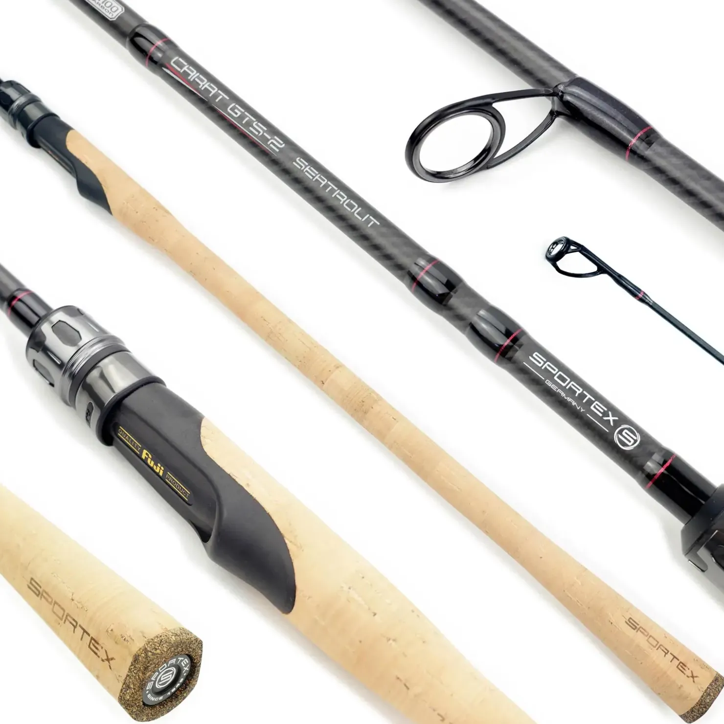 Sportex CARAT GTS-2 SEATROUT CC3061 3,05m 8-34g Meerforellen-Spinnrute| Spinnrute|Meerforellenrute