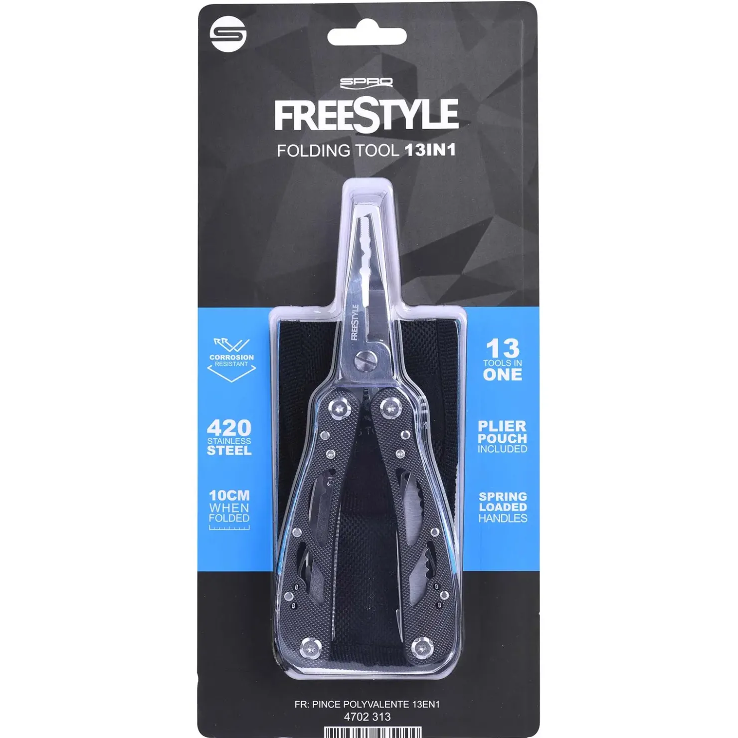 Spro Freestyle Folding Tool 13IN1 Angelwerkzeug| Angelwerkzeug