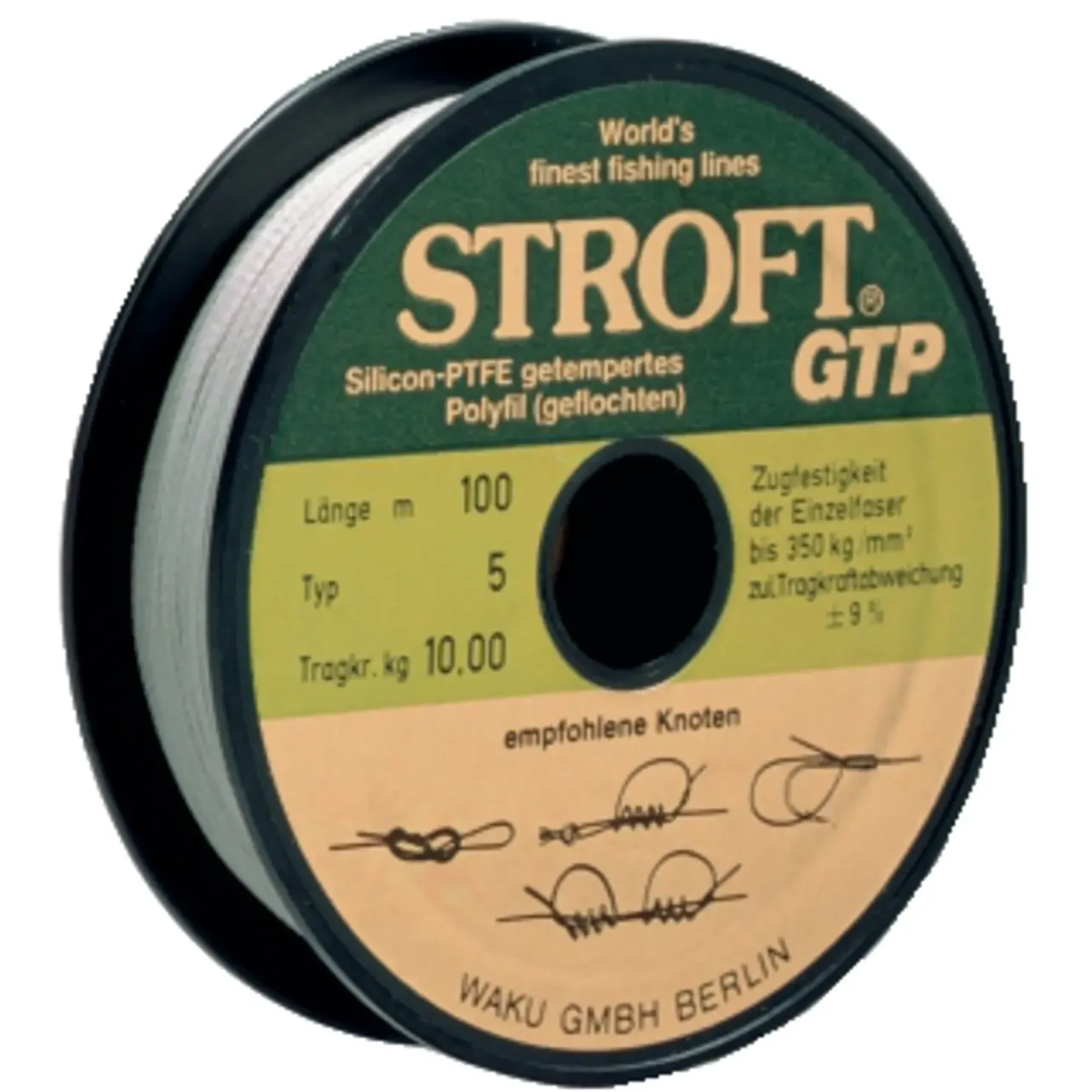 Stroft GTP 0,18 250m Geflochtene Angelschnur| Geflochtene Angelschnur