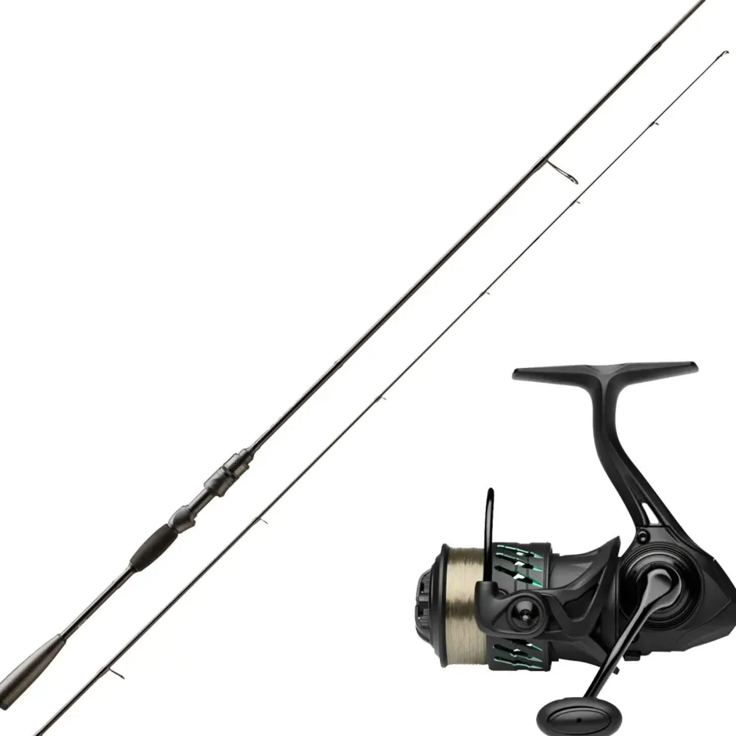 Fishing-King Shop Ultra Light Spinn Combo - Okuma Psycho Stick 0,5–3,5g x Savage Gear Fishing-King 1000 Special FD| Rute & Rolle Raubfisch