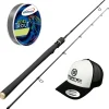 Fishing-King Shop Ultra-Light Kombo für feines Spinnfischen – Sportex Curve 180 + Climax 0,20 + Cap| Barschrute|Forellenteich Ruten