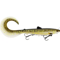 Westin Bullteez Curltail Inline 33cm 230g Sinking Gummifisch montiert| Xxl Köder. Big Baits|Gummifische