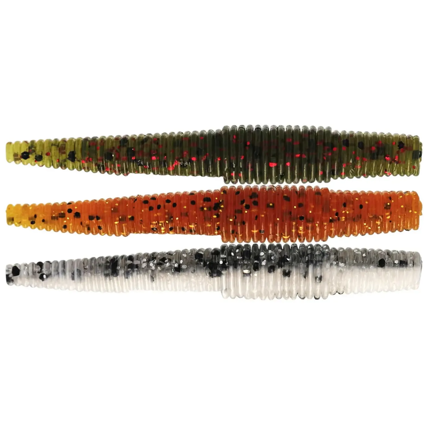 Westin Ned Worm Slim 5,5cm 1,5g Floating 6 St. Ned-Gummiwurm| Barsch Gummiköder|Forellen Gummiköder