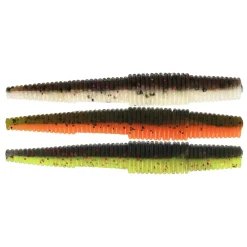 Westin Ned Worm Slim 5,5cm 1,5g Floating 6 St. Ned-Gummiwurm| Barsch Gummiköder|Forellen Gummiköder