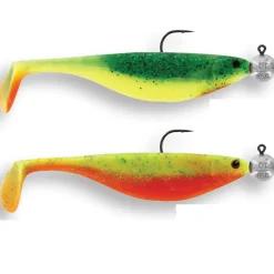 Westin ShadTeez 7cm R 'N R 5g #2/0 2pcs fertig montiert| Sets Spinnfischen|Barsch Gummiköder