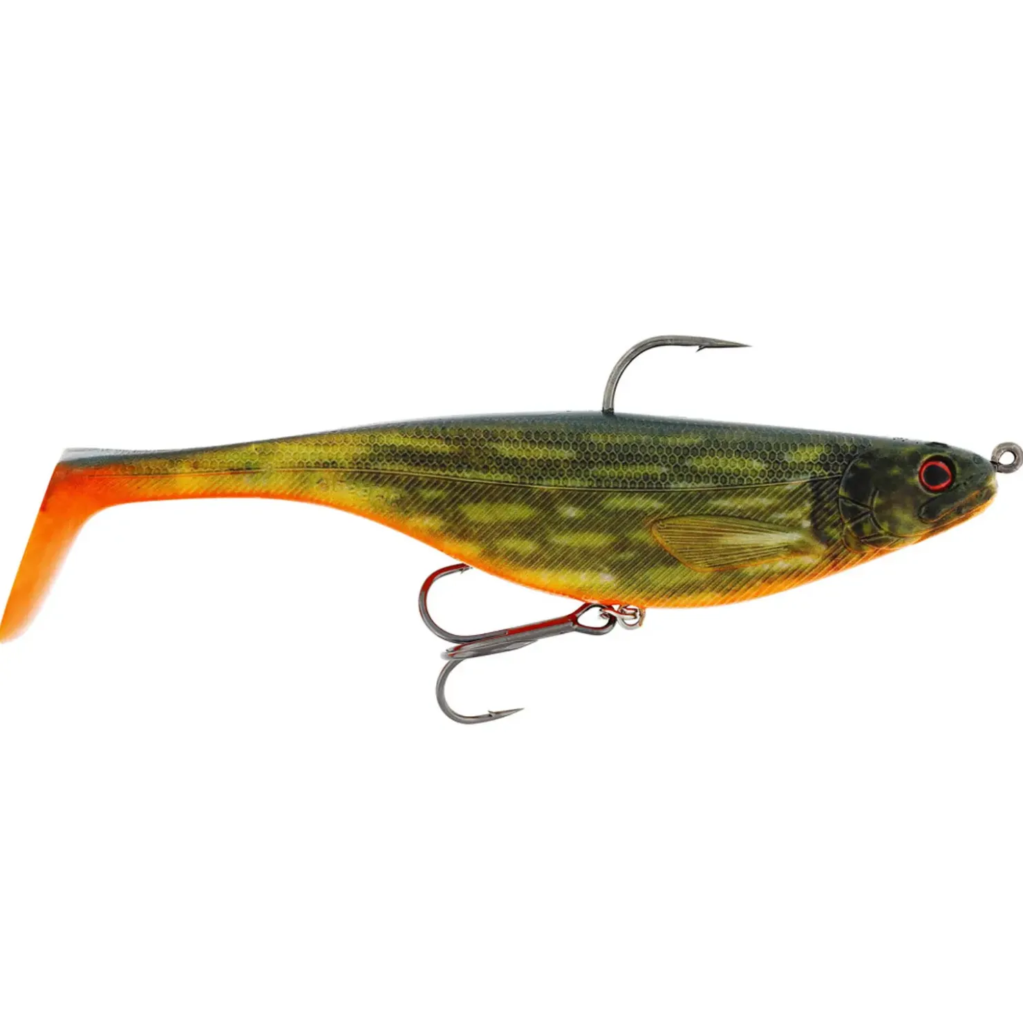 Westin Shadteez R2F 16cm 55g Sinking Real Gummifisch montiert| Hecht Gummifisch|Gummifische