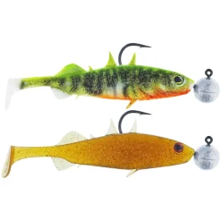 Westin Stanley The Stickleback Shadtail R 'N R 9cm 7g #4/0 2pcs Gummifischset| Sets Spinnfischen|Barsch Gummiköder
