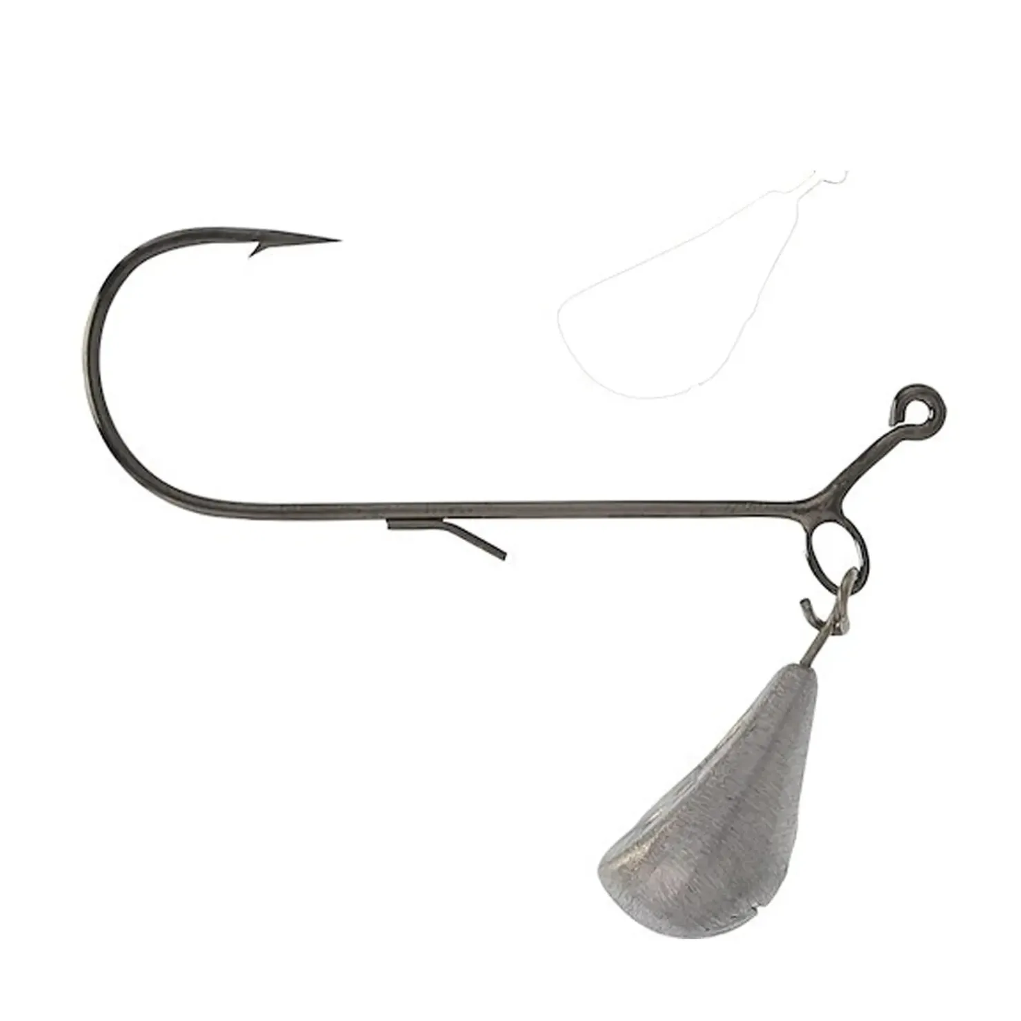 Westin Switch-Rig R 'N R 14g #6/0 1Pc Natural Lead Black Nickel Jighaken| Jighaken|Welshaken