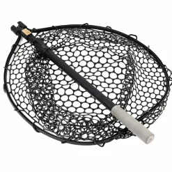 Westin W3 C&R Adjustable Full Rubber Mesh Landing Net L 45X55X35cm 70/110cm 2Sec Kescher| Kescher Raubfischangeln|Unterfangkescher