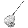 Westin W3 C&R Full Rubber Mesh Landing Net XL 64X54X43cm 120cm 1Sec Kescher| Kescher Raubfischangeln|Großfischkescher