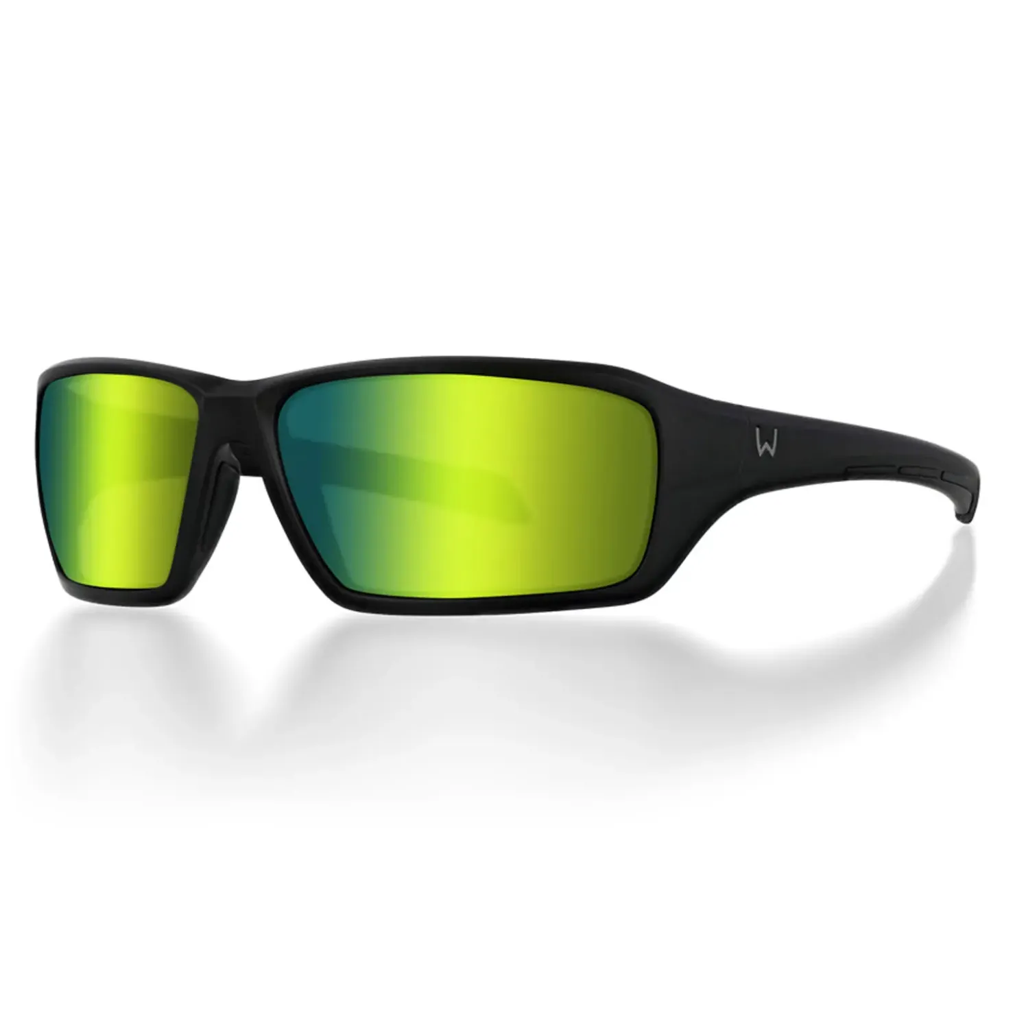 Westin W6 Sport 15 Matte Black/Green Polarisationsbrille| Anglerbrillen