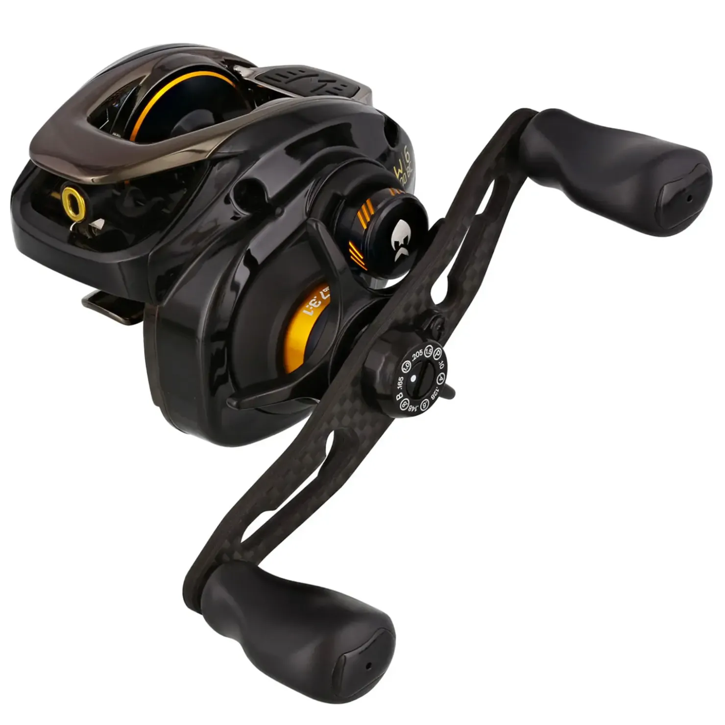 Westin W6-BC100 LSG LH Stealth Gold Baitcastrolle| Zanderrolle|Barschrolle